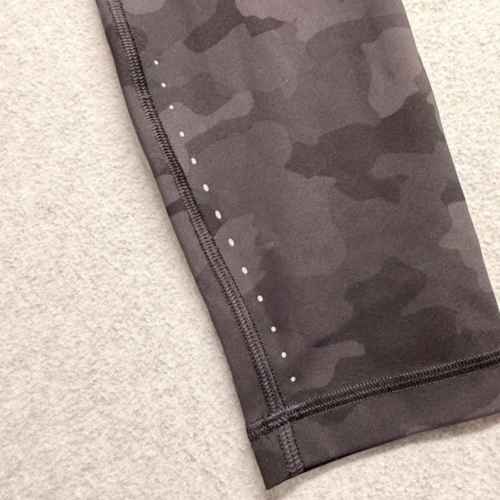 Lululemon Swift Speed High-Rise Tight 25 Camo Deep Coal Multi Gray Leggings 6